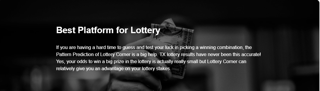 From Hope to Reality: Winning Strategies in the Texas Lottery